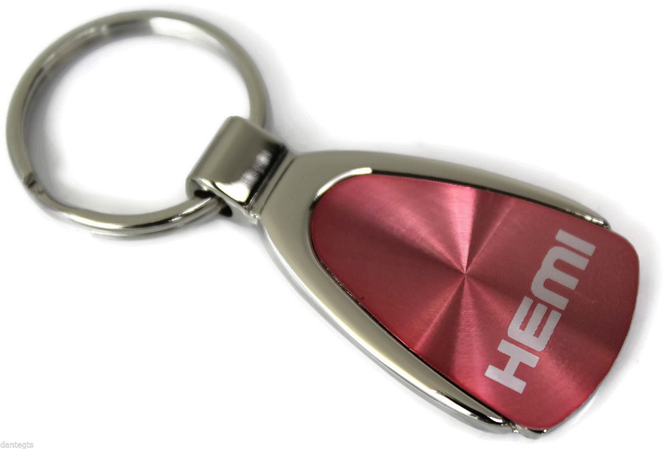 Red Hemi Tear Drop Key Chain